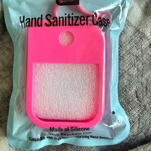 Pink Silicone Hand Sanitizer Case